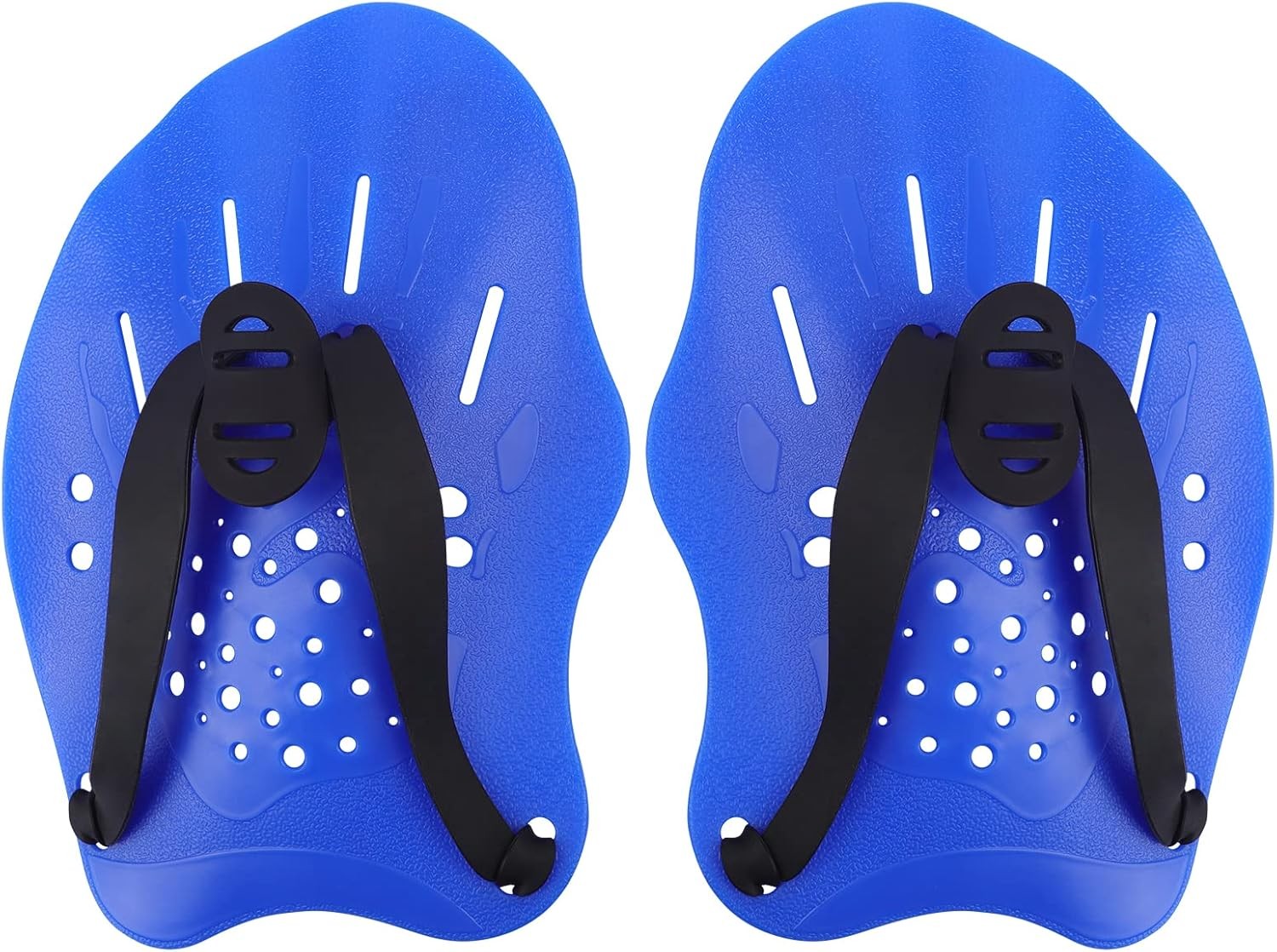 Swim Paddles W/ Adjustable Straps Hand Paddles Lap Swimming Equipment Women Men