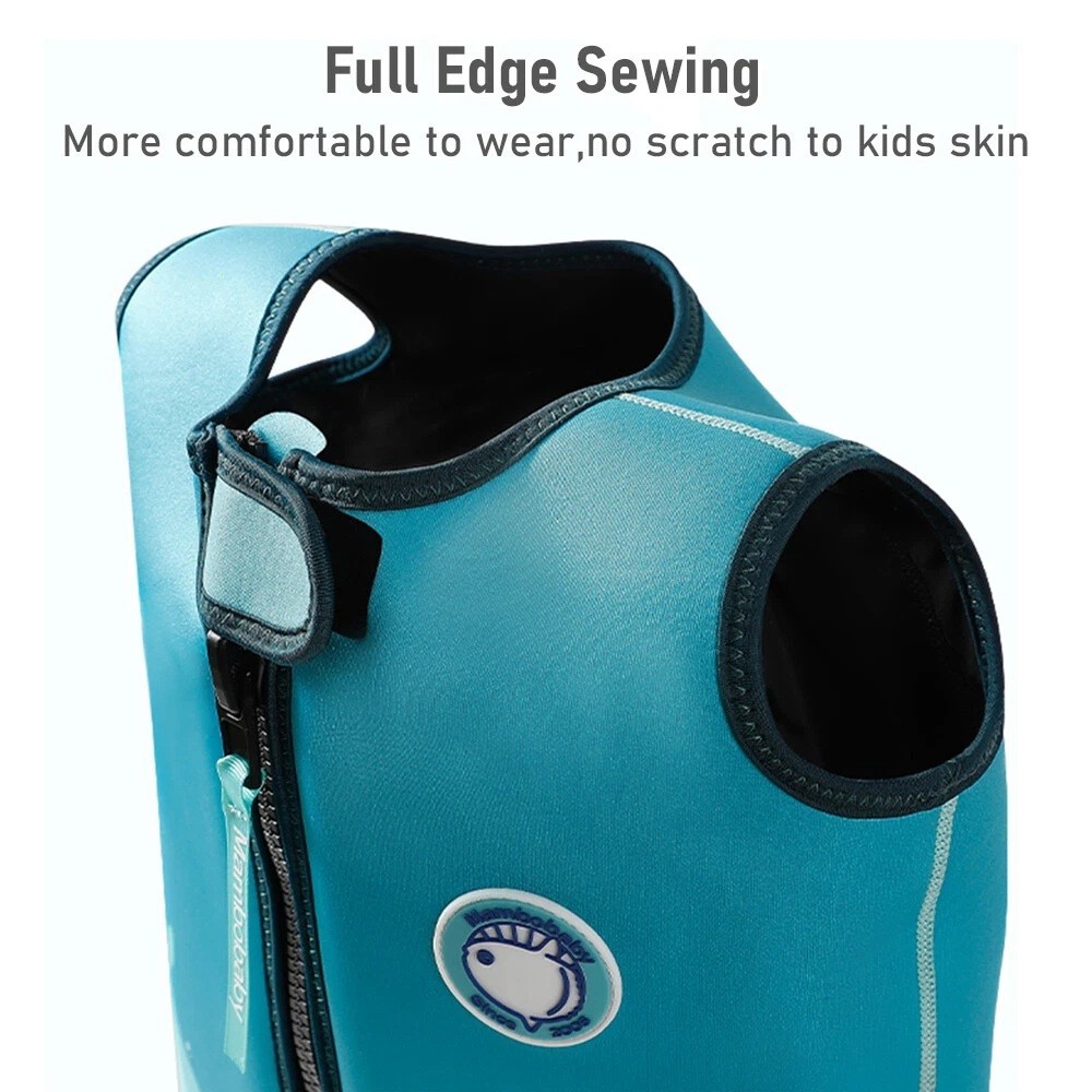 Mambobaby Non-inflatable Swim Vest/Jacket for Kids B7I7 – Size Med