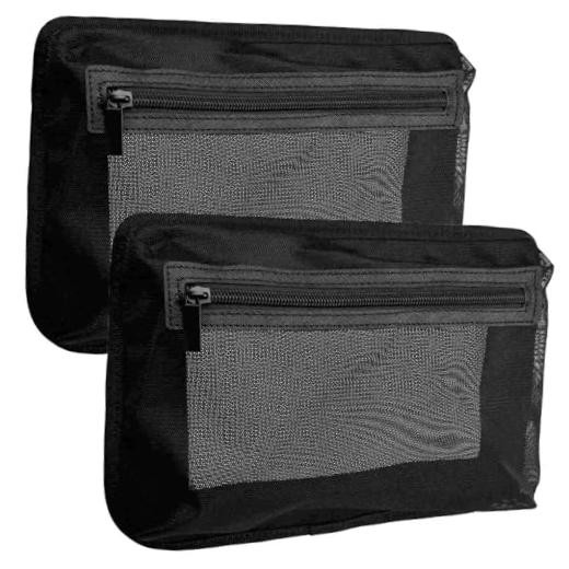 Self-Adhesive Boat Organizer Mesh Bag (10″x7″) – Dry Mount Pouch with 2PC