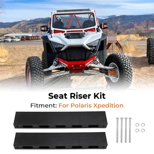 Seat Riser Kit Pair Raise Seat 2-1/2 in with Screws Gaskets for Polaris