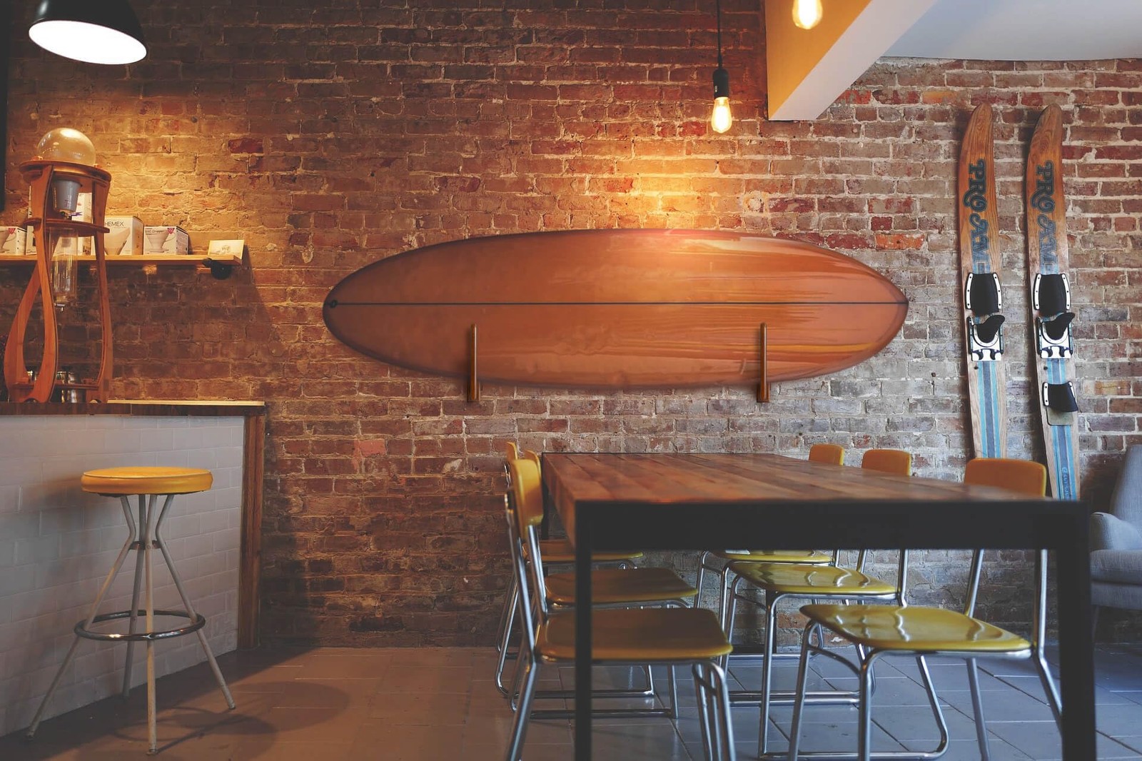 Surfboard Wall Mount – Wooden Surfboard Rack for Wall Storage – Solid Wood Ho…