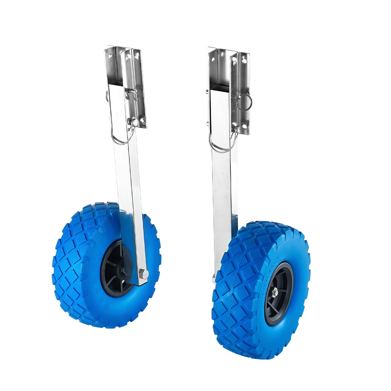 VEVOR Boat Launching Wheels 300 lbs 10″ Stainless Steel Transom Wheel Solid Tire
