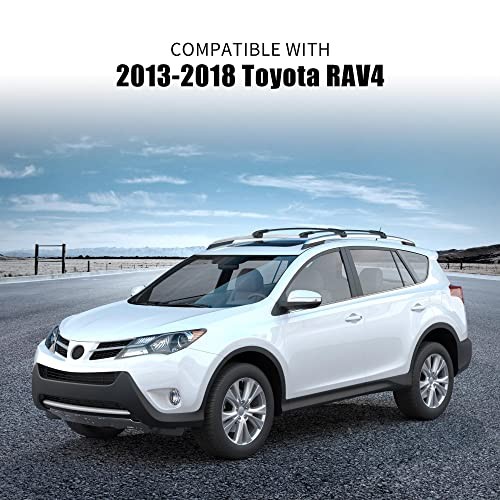 300LBS Roof Rack Cross Bars Lockable for 2013 2013-2018 RAV4 (Anti-theft lock)