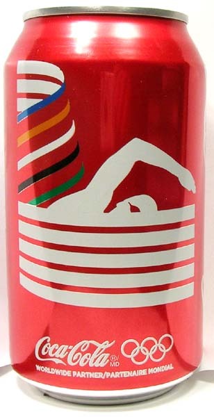 Canada Coke 2016 Rio Brazil Summer Olympics Swimmer French English EMPTY UNOPEN