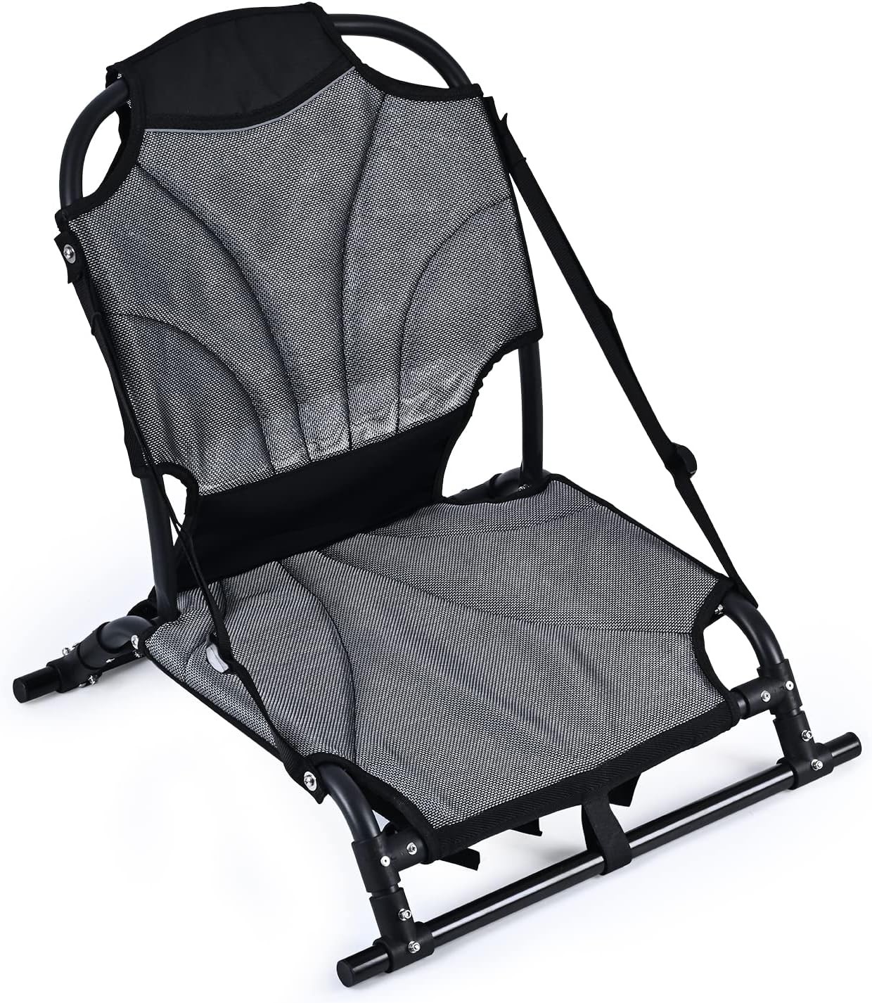 Folding Kayak Seat for Inflatable Kayak Adjustable Universal w/ Back Support