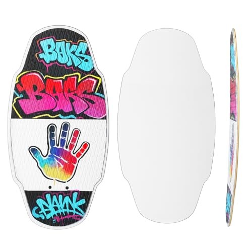 35-inch Wooden Skimboard for Beginners and Adults | Surface with EVA Non Palm