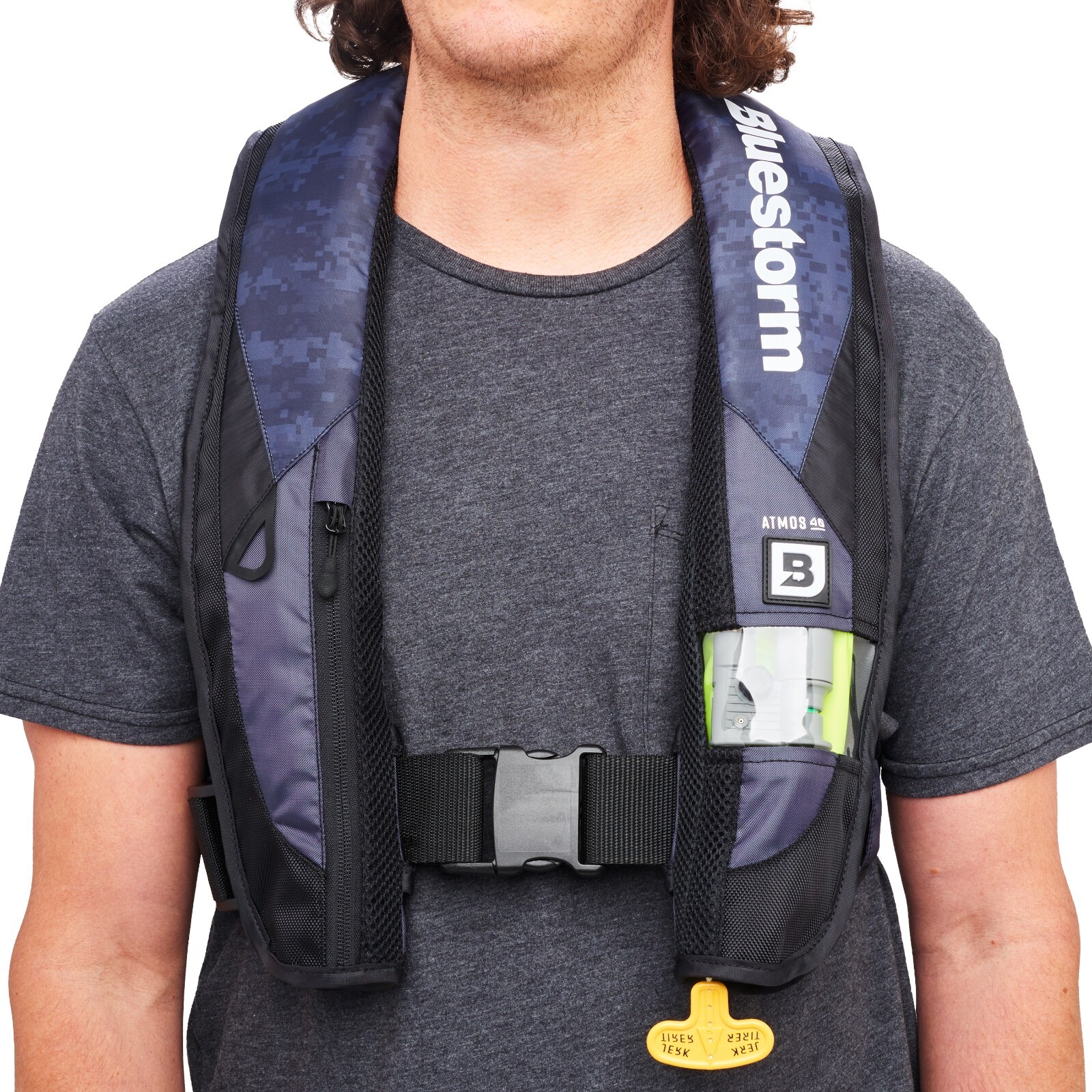 Bluestorm Atmos 40 Inflatable AUTOMATIC Life Jacket USCG Type 2 PFD, Apex Black