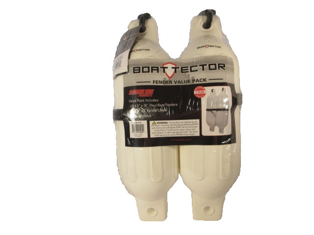 Extreme Max 3006.7378 BoatTector Inflatable Fender Value 2- Pack – 4.5 “x 16”