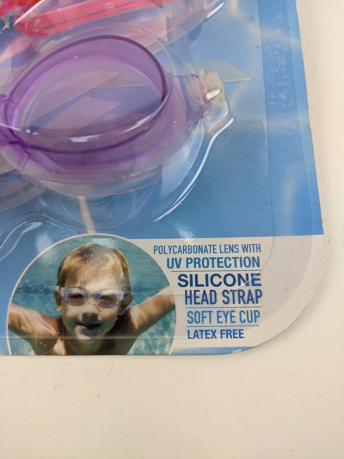 Water Sun & Fun Youth Swim Goggles 3 Count Swimming Pool Beach UV Protect Age 8+