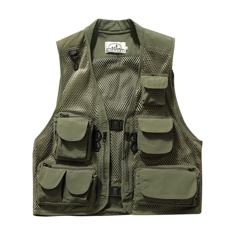 Fishing Vest Jacket for Men Women Utility Vest with Pockets Breathable Quick Dry