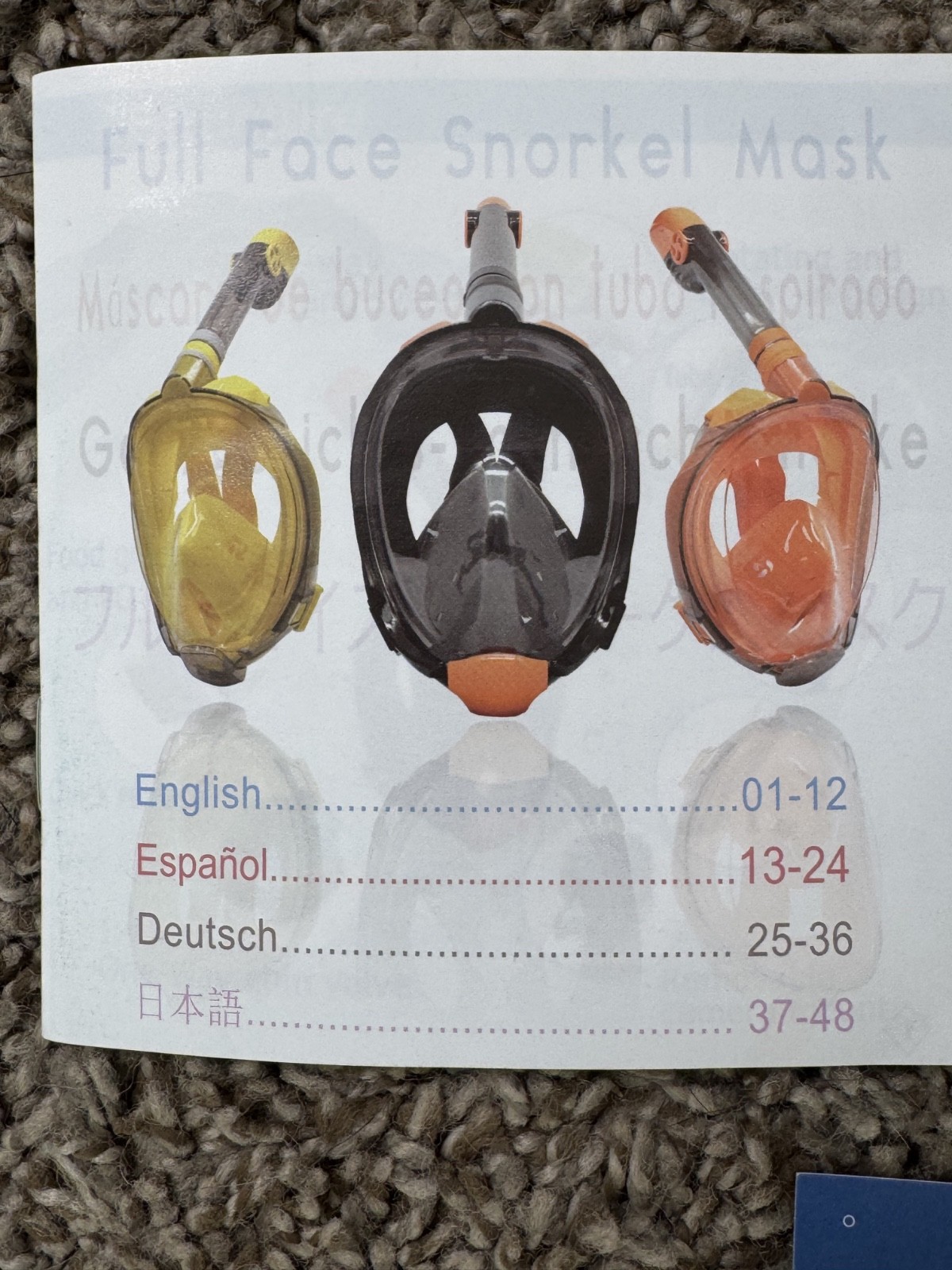 Greatever G2 Full Face Snorkel Mask with Latest Dry Top System,Foldable