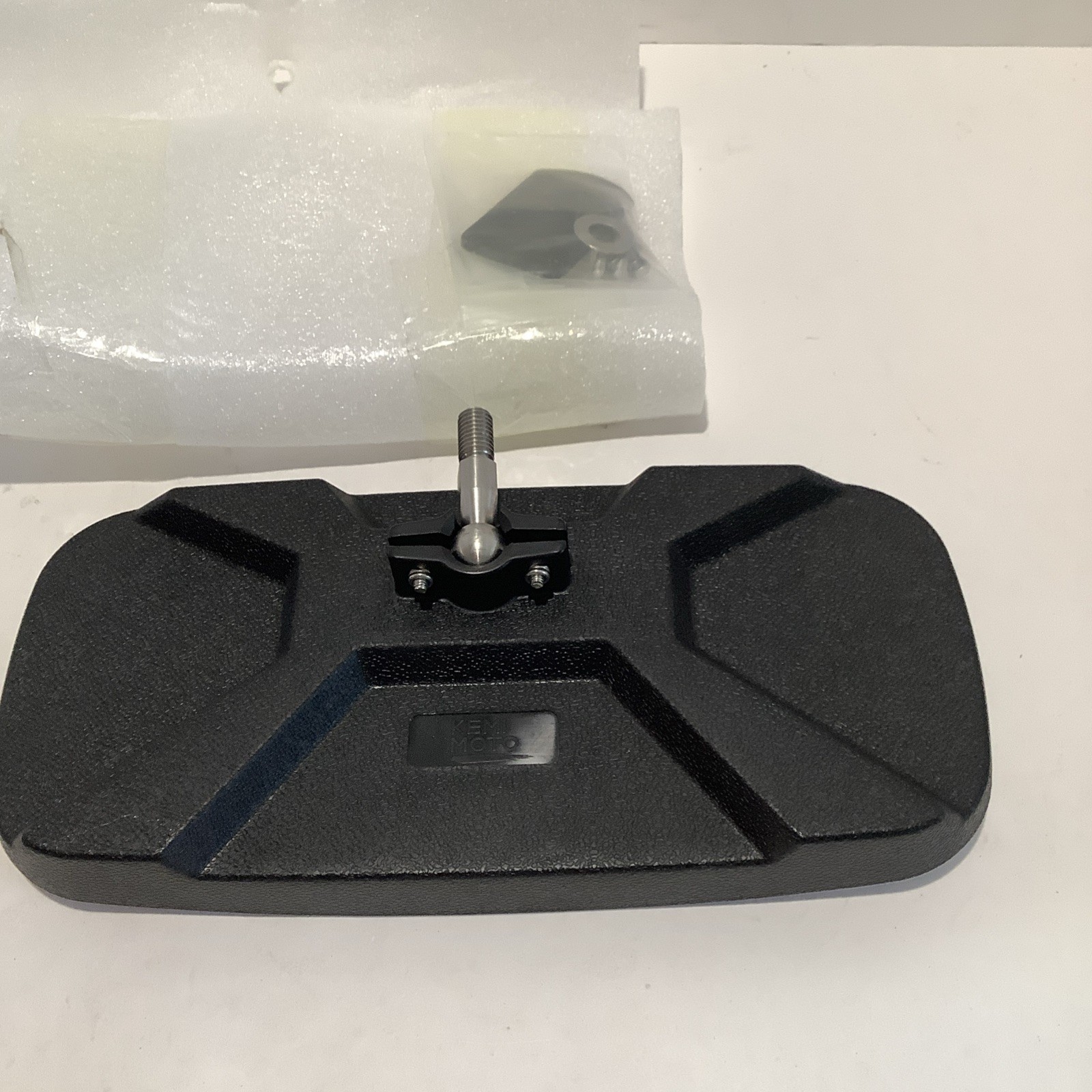 KEMIMOTO 10” Rear View Boat Mirror Wide Angle Ski Wakeboard UTV NEW With Bracket