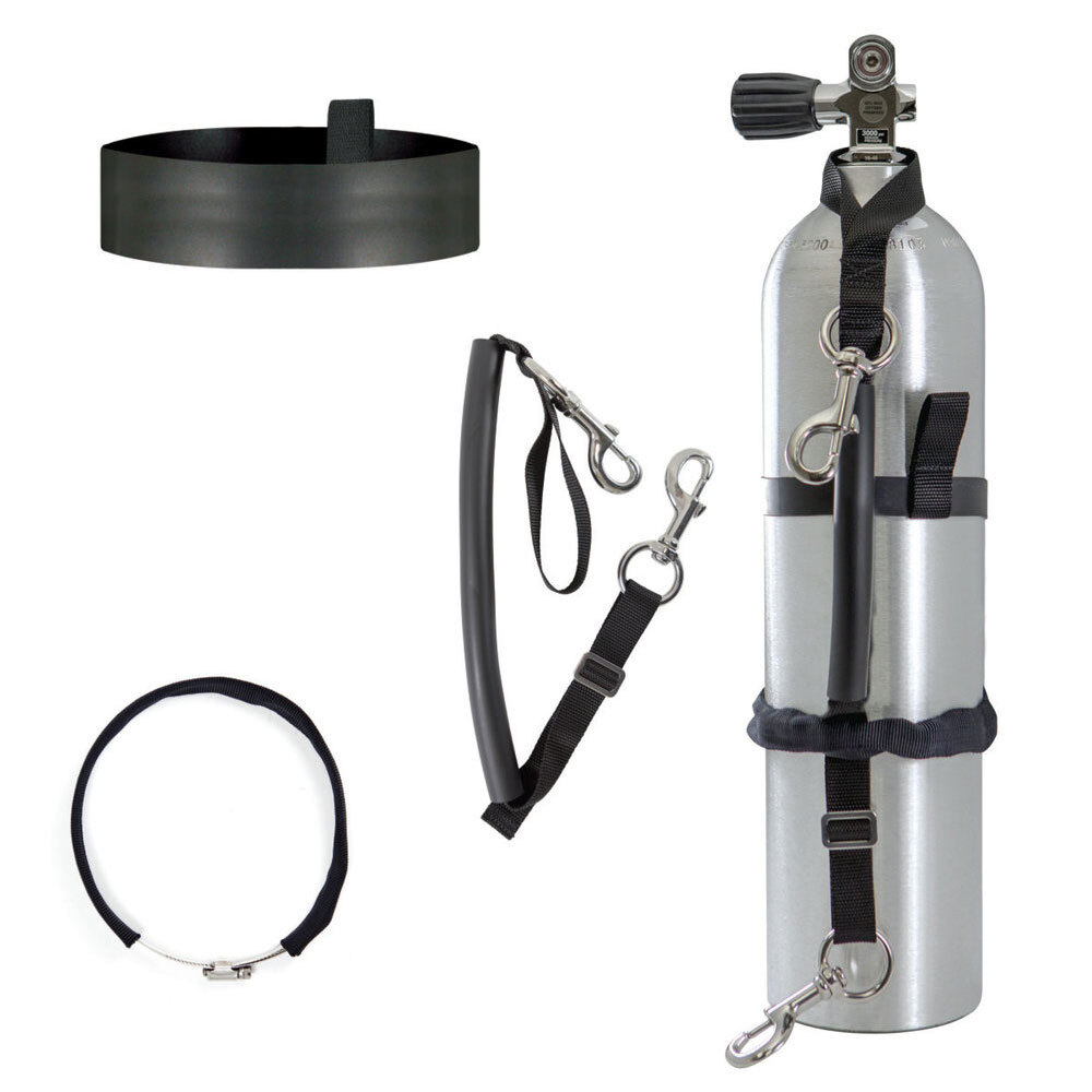 Open Box XS Scuba Stage Bottle Strap Kits-6.5″ to 8.0″ diameter cylinders