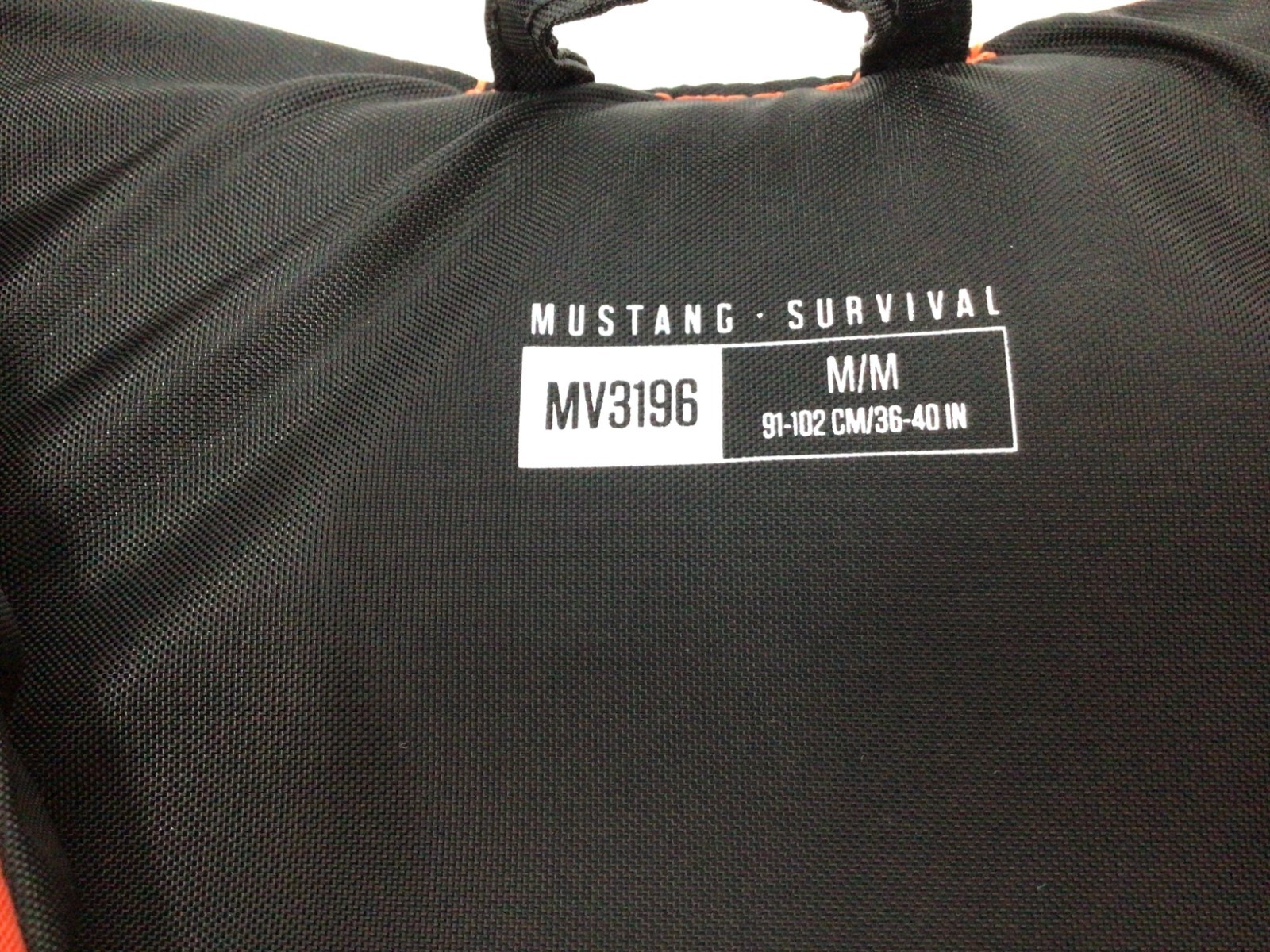 MUSTANG SURVIVAL MV3196T2-2-M Survival Vest Size Medium, 818HE3, Level 70, ORG