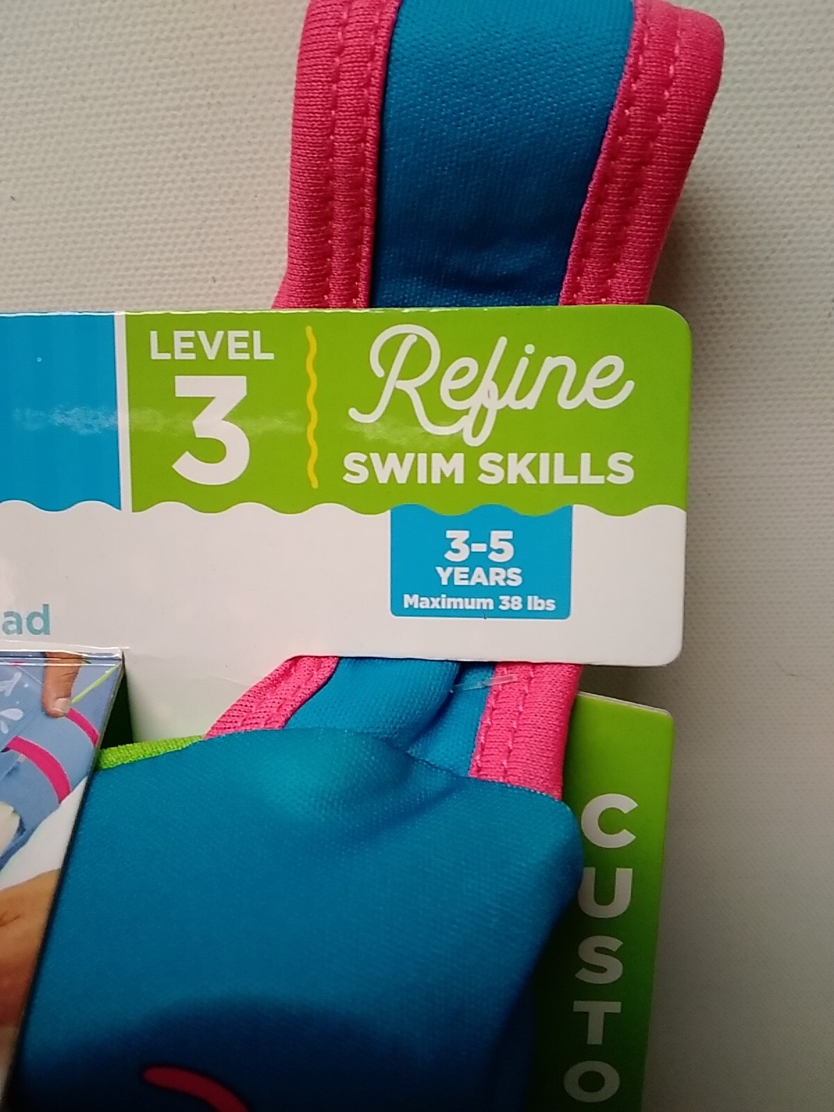 Swimschools Level 3 Progressive Swim Trainer Ages 3-5 Develop Swim Skills Blue
