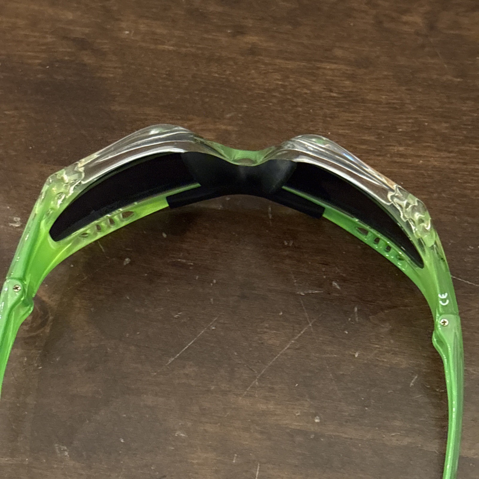 Pro Goggles Green Fade Frame/Revo Lens Sunglasses PWC Jetski With Case