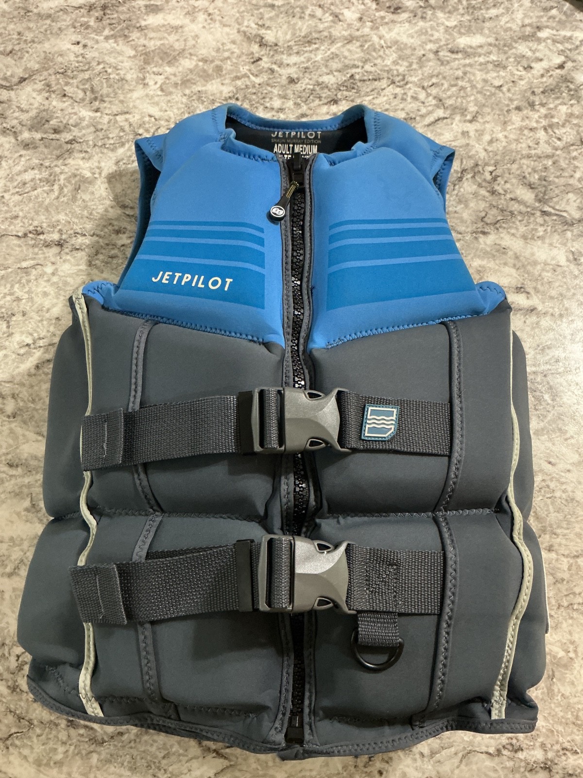JetPilot Life Jacket Shaun Murray Neoprene 2-Buckle Adult Medium