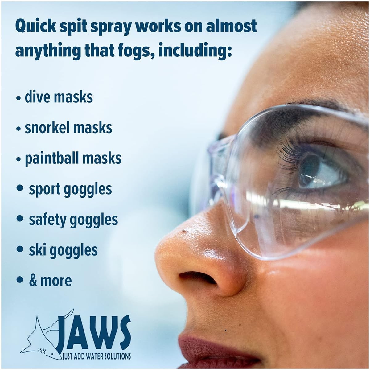 JAWS, Premium Anti-Fog Spray for Eye 1 Fl Oz (Pack of 2), 1 Ounce 2)