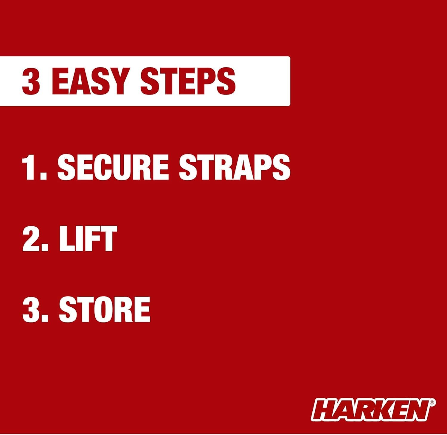 HARKEN Hoister Cargo Carrier Box & Overhead Garage Stor