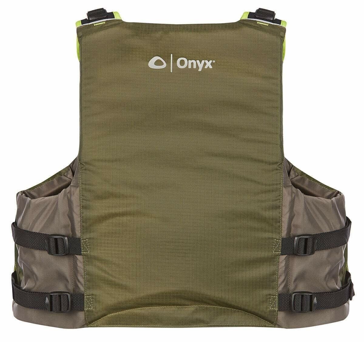 Onyx 120600-400-070-20 All Adventure Pike Paddle Sports Vest – Green, 2XL/3XL