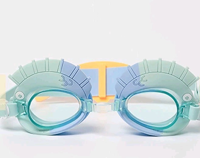 NEW Sunnylife Finn The Fish Goggles 3-9 Years Aqua Blue