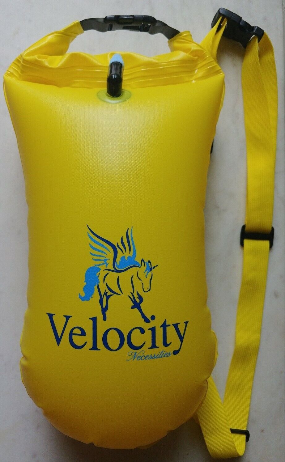 Swim Buoy Dry Bag PVC 15L Floaty Safety Float Bag Swimmers Bright Safe Swimming