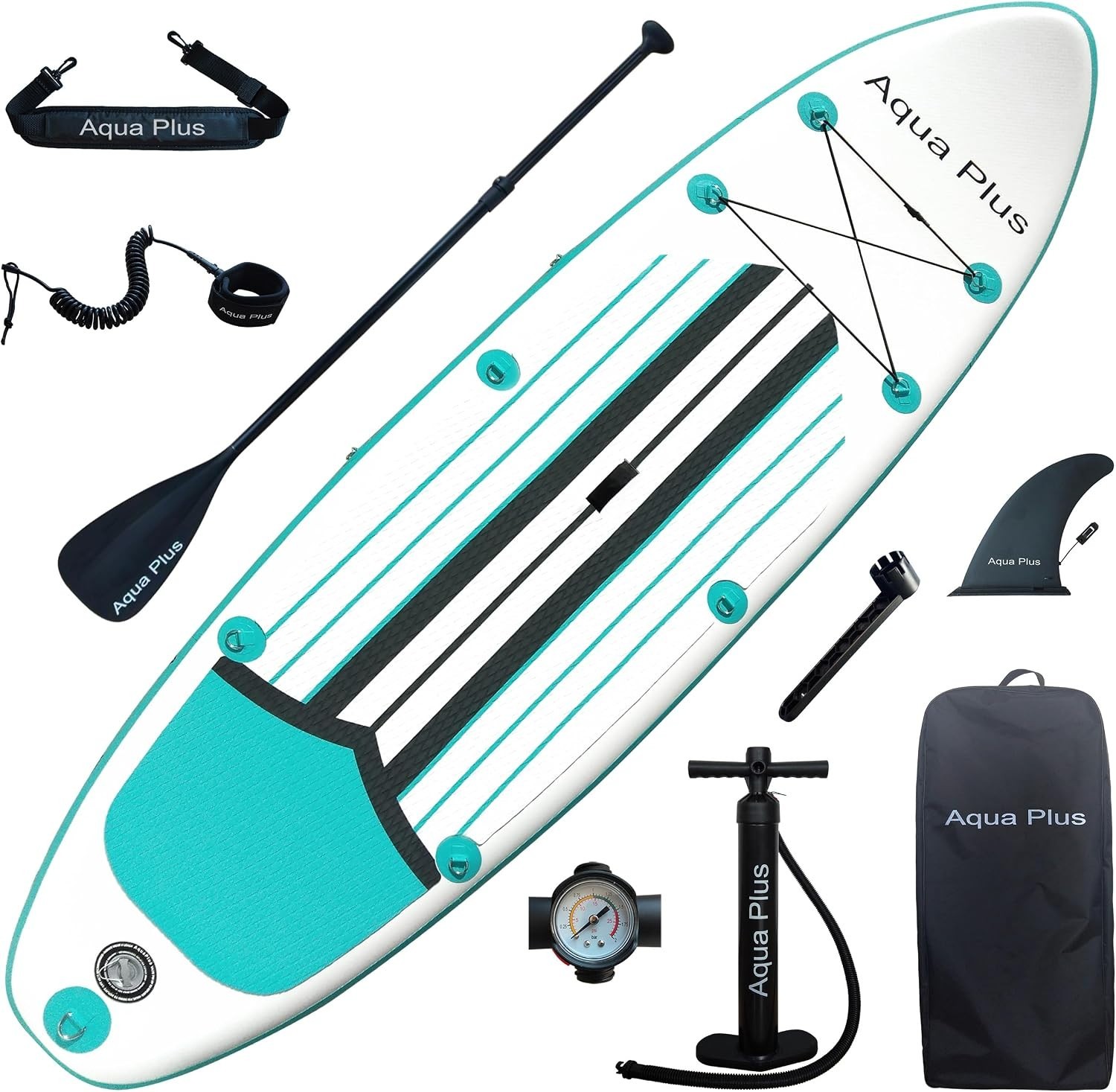 11ft Graffiti White Inflatable Paddle Board Package