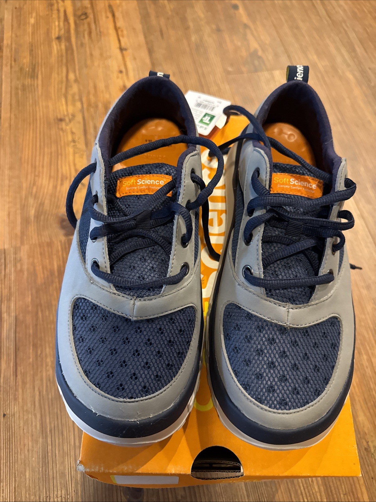 NWT SoftScience Shoes Fin 3.0 Blue/Gray Mens Size 9 NIB