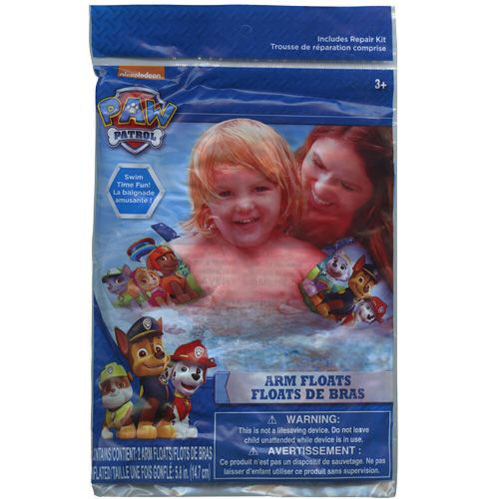 3 Piece Paw Patrol Beach Set Inflatable Arm Ball Sling Bag Age 3+ NEW