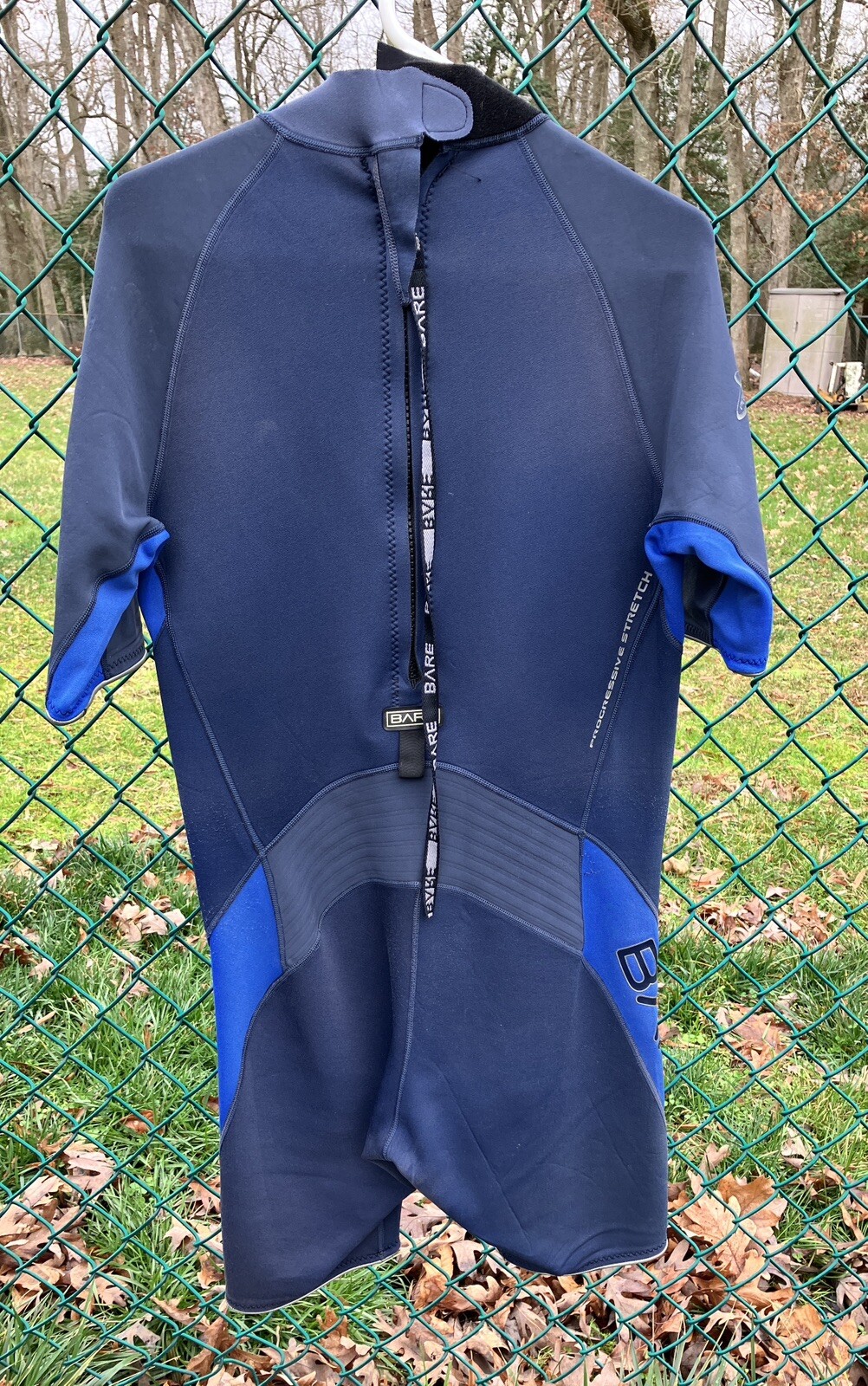 BARE Velocity Wetsuit Men’s M 2MM Progressive Stretch Shorty Surf Scuba Dive