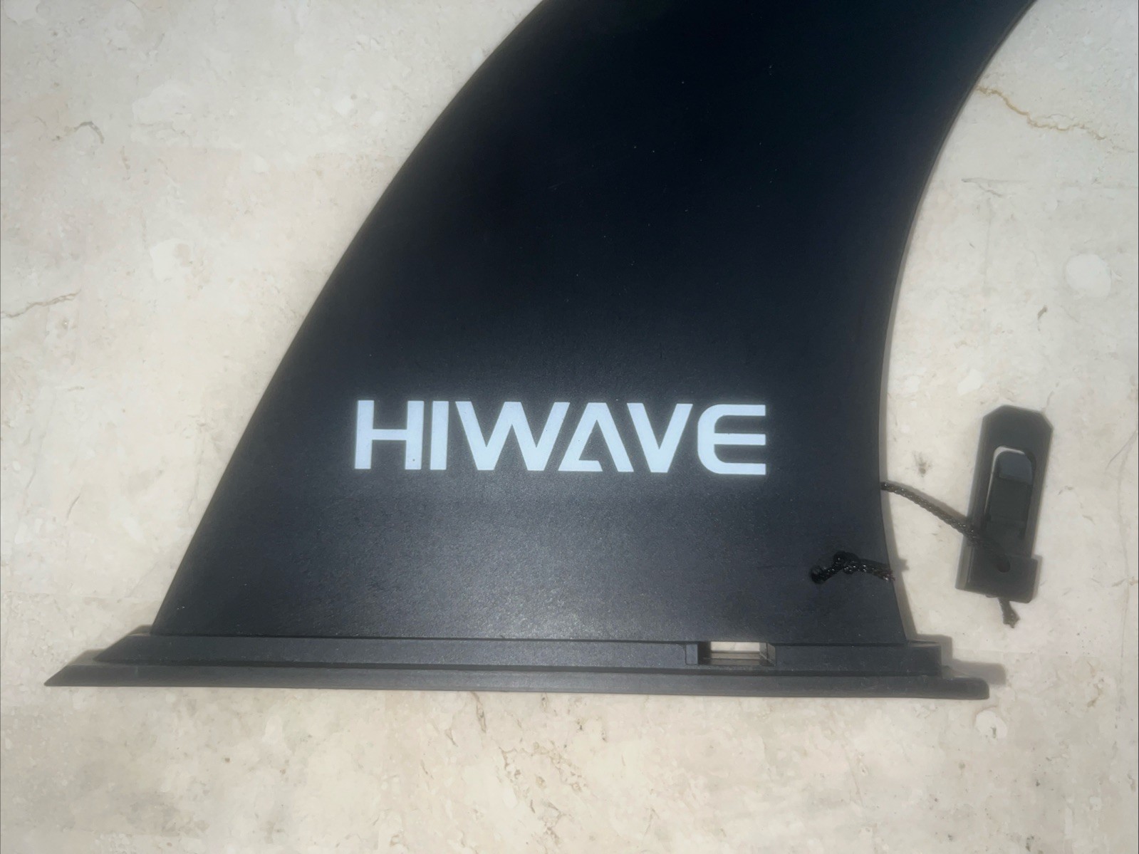 Hiwave replacement fin flat center skeg for paddle board sup fin slide in