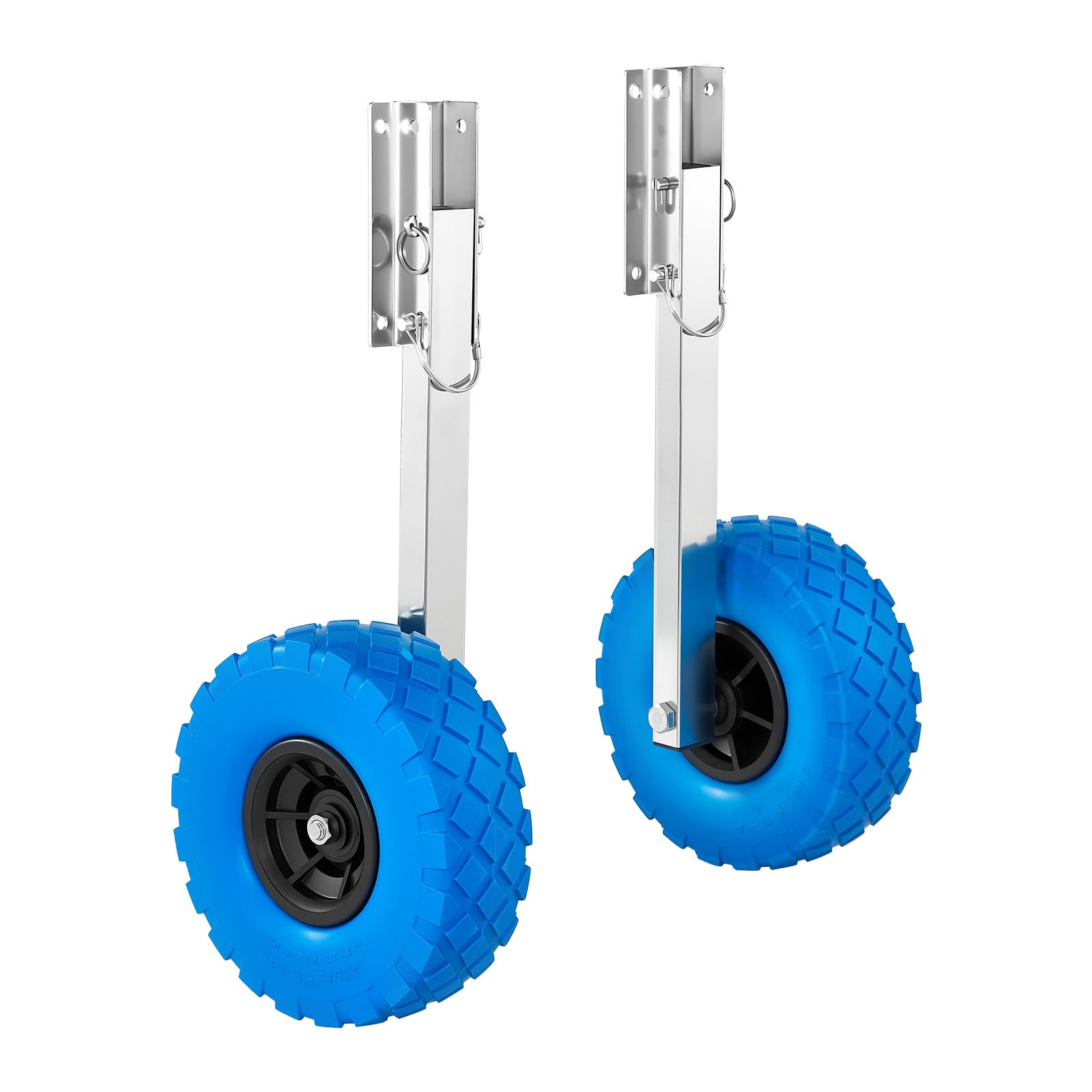 VEVOR Boat Launching Wheels 300 lbs 10″ Stainless Steel Transom Wheel Solid Tire