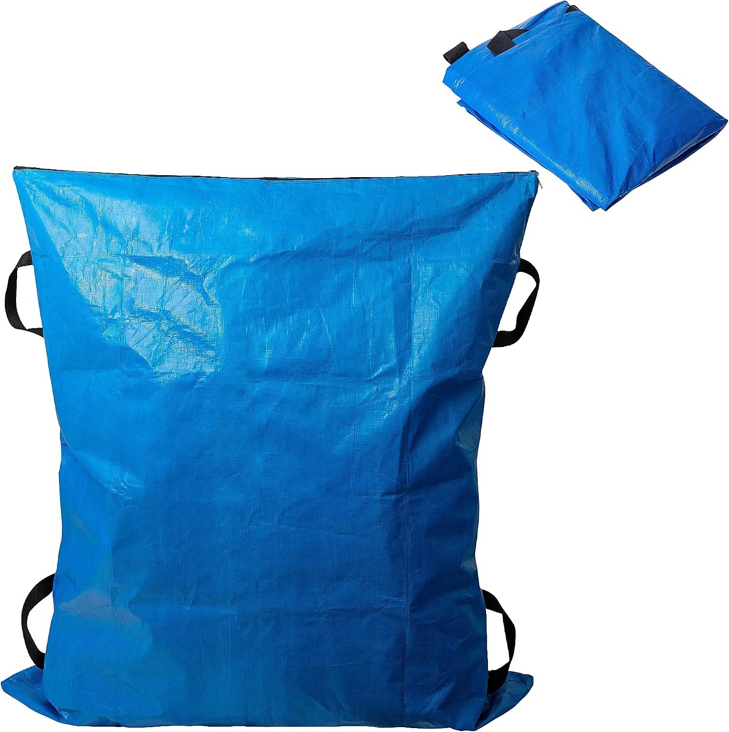 Pool Cover Storage Bag with 4 Carry Handles,48×57 Inch Waterproof Pool Safety…