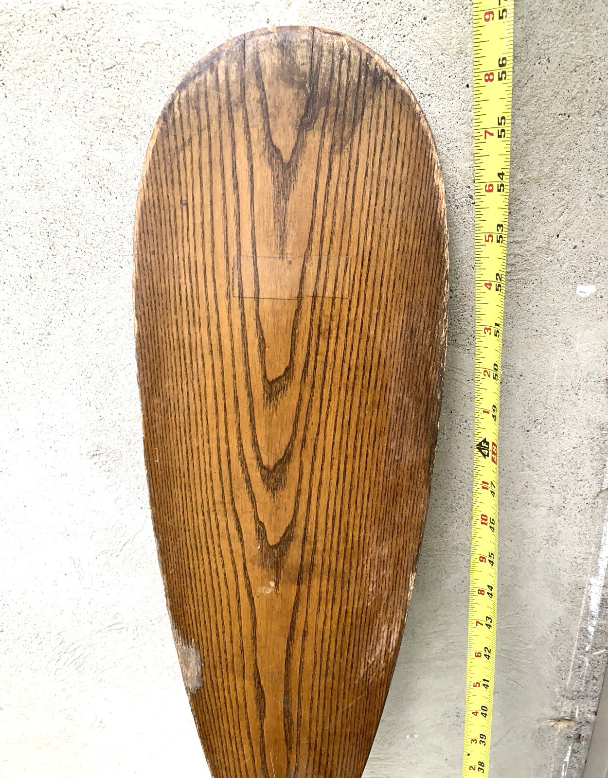 A Vintage Wooden 56″ Canoe or Kayak Paddle From Maine