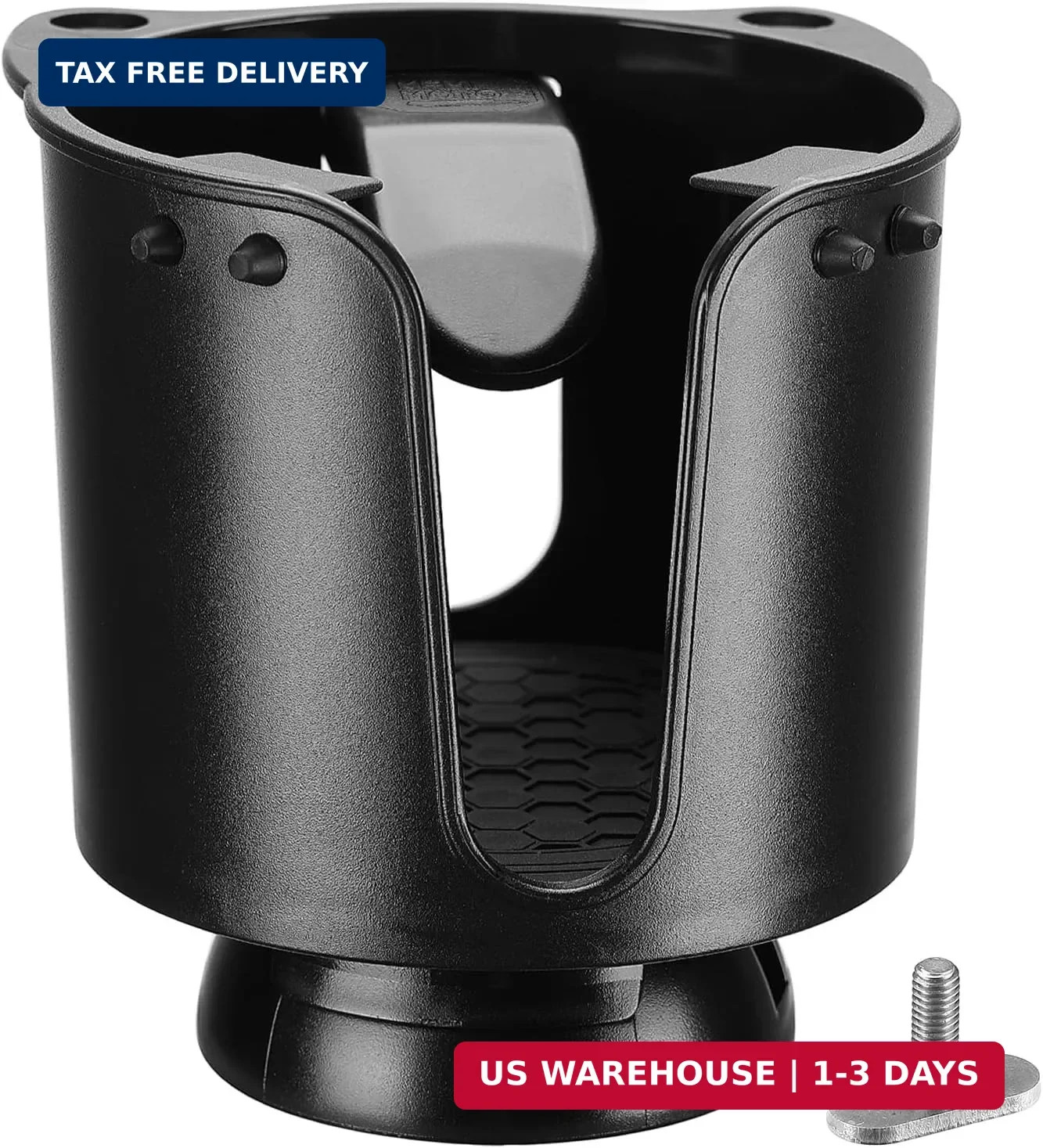 KEMIMOTO Kayak Cup Holder With Track Mount Install, Drink Holder With Anti-Slip