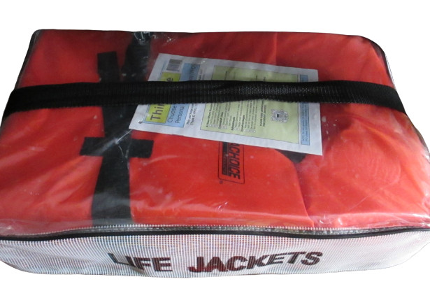 4 – Near-Shore Buoyant Vest Type II PFD Adult 90lb-41kg Chest 30-52″-76-132cm