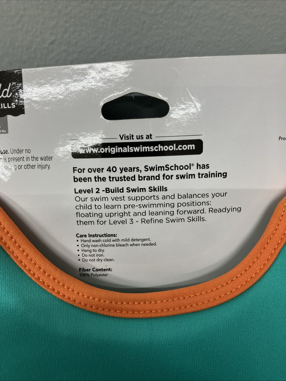SwimSchool Deluxe Swim Trainer Level 2 up to 50 pounds