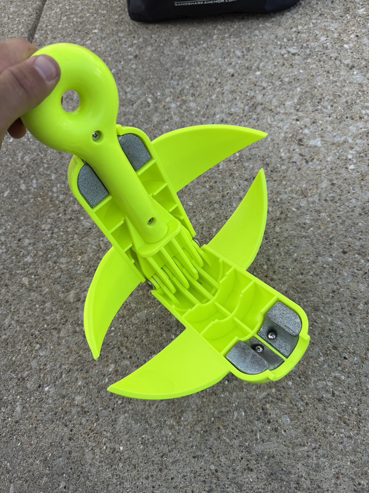 Sand Shark Jaws Grapnel Folding Shallow Water Anchor for Jet Ski PWC, Small Boat