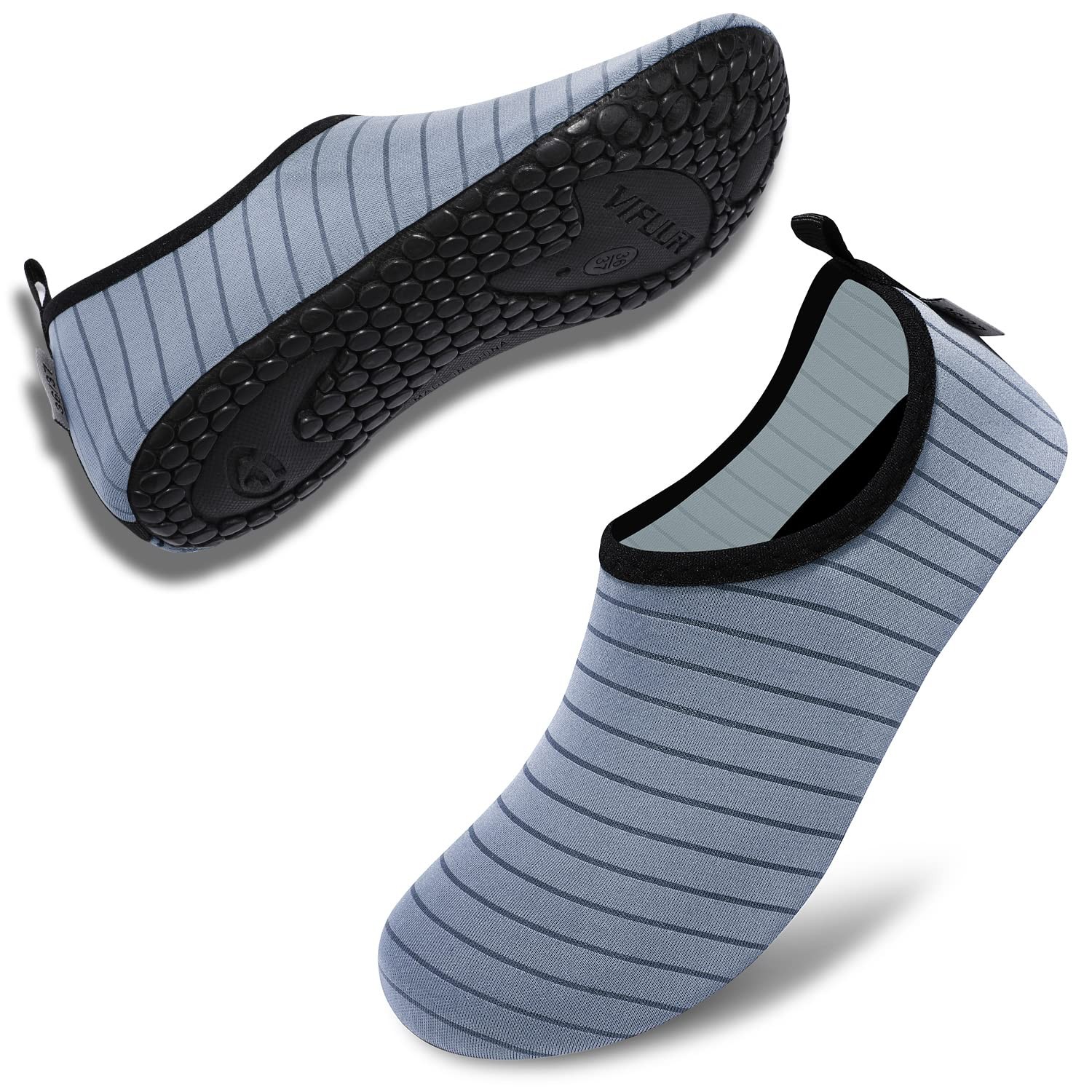 VIFUUR Water Sports Unisex Shoes Grey – 7.5-8.5 W Women/6-7 Men,