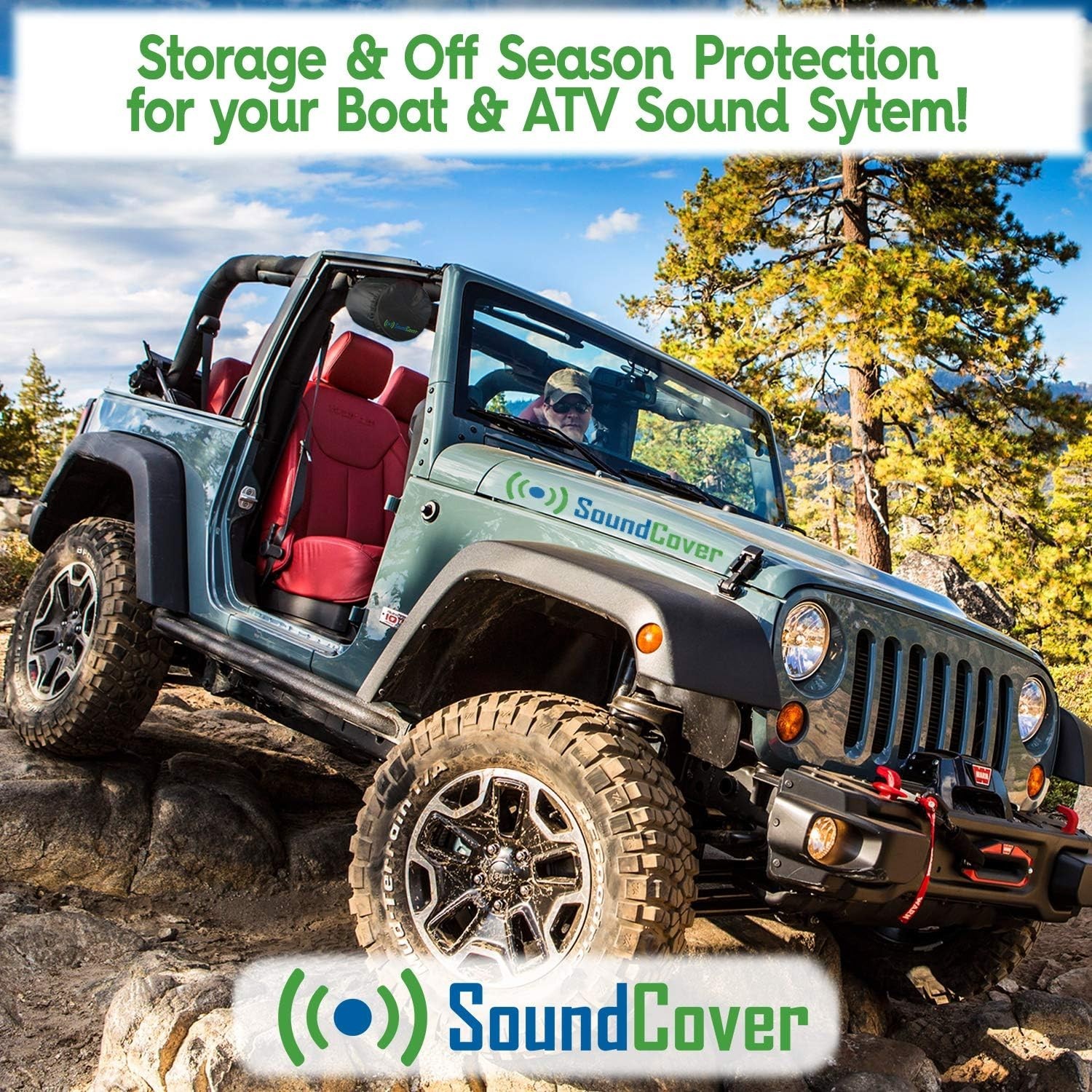 Water-Resistant Wakeboard Tower Speaker Covers with UV Protection – Small Size