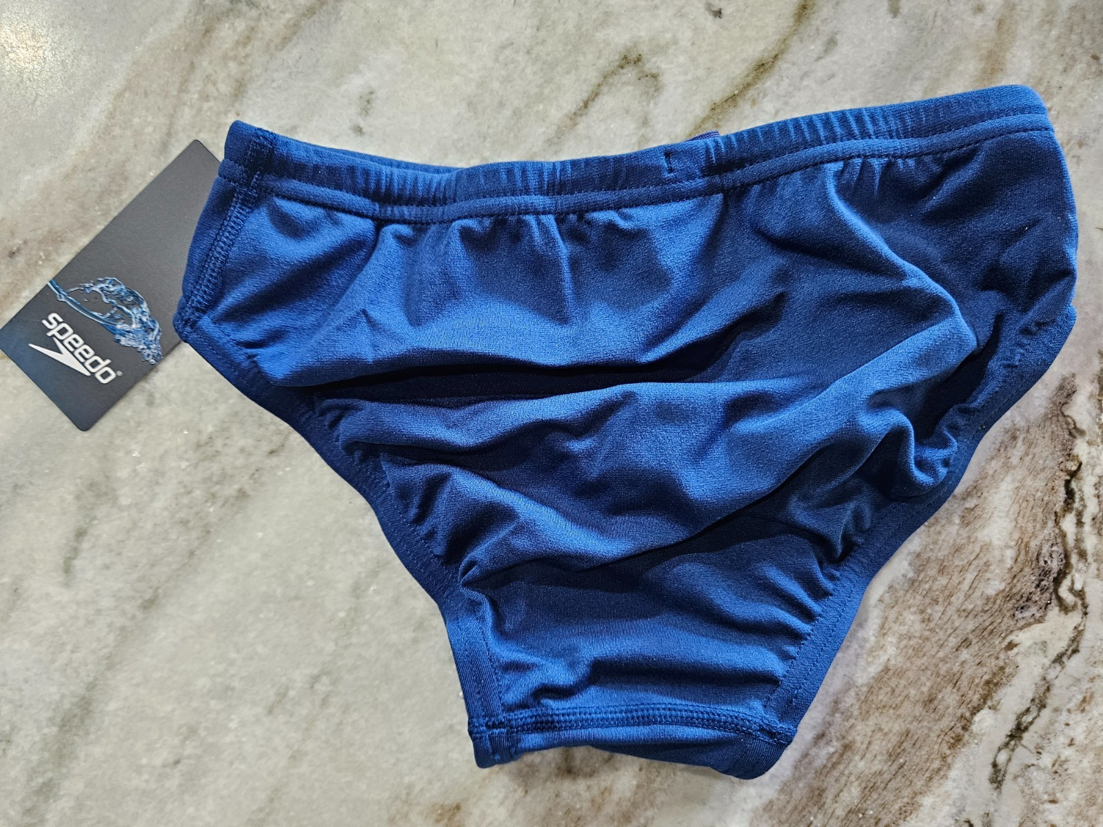 Boys Speedo Competitive Endurance+ Swim Brief Navy Youth Size 26 – FREE SHIP