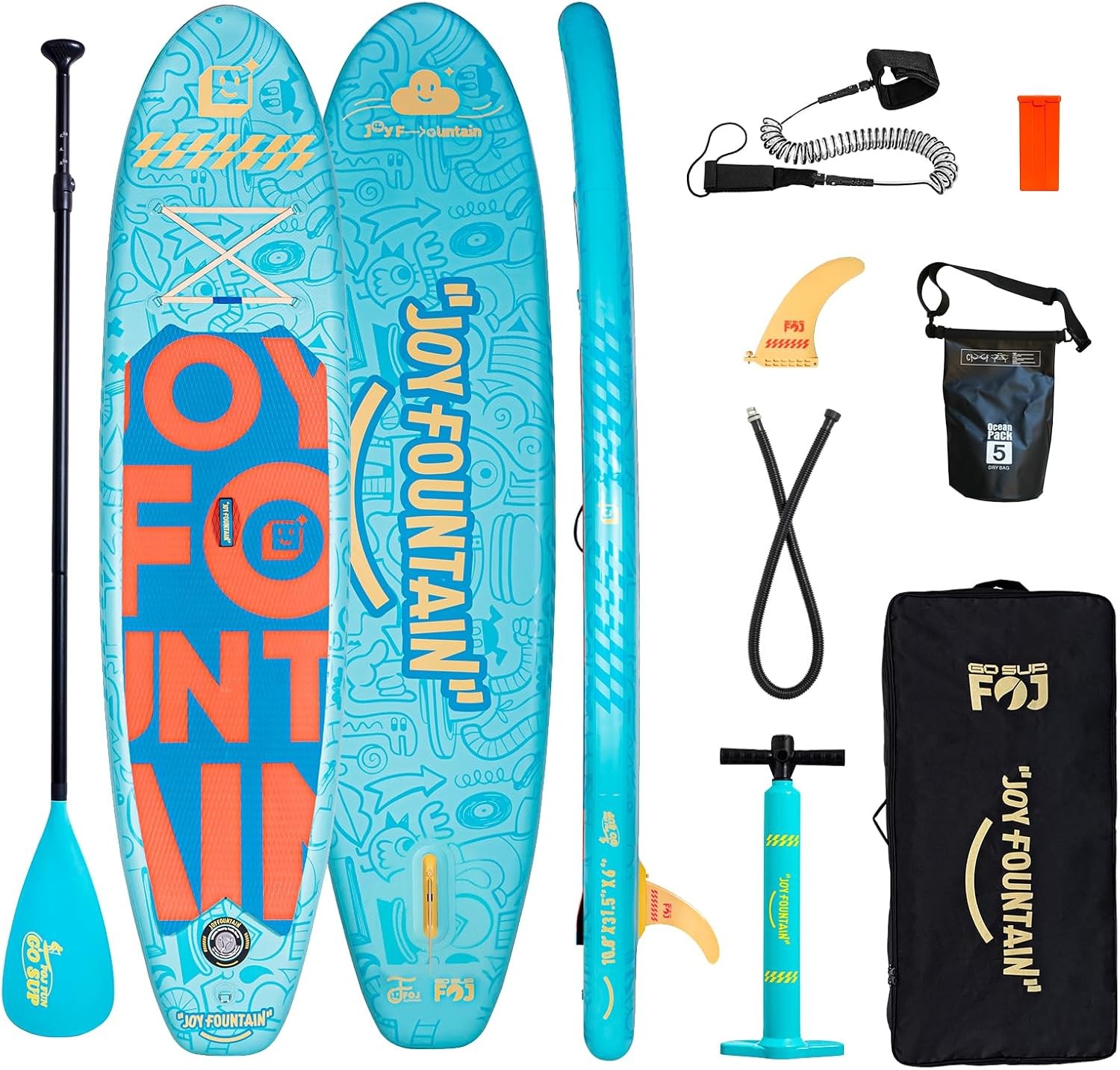Inflatable Paddle Board 10.8’x31.5″x6″ Stand Up Paddle Boards Premium SUP Board