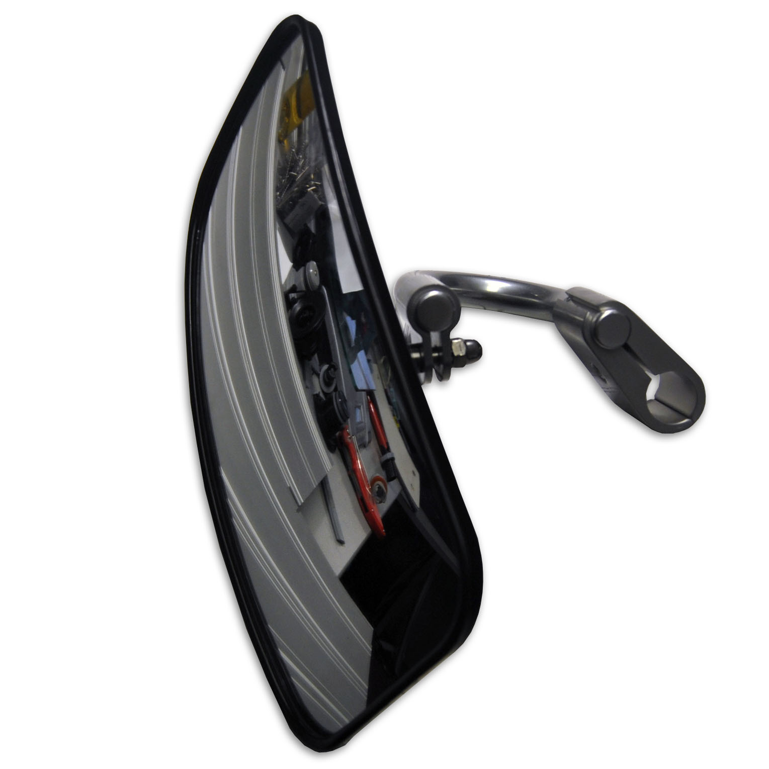 Salt Water Version Wide Angle Rear Mirror with Fittings for T-Top or Bimini Top