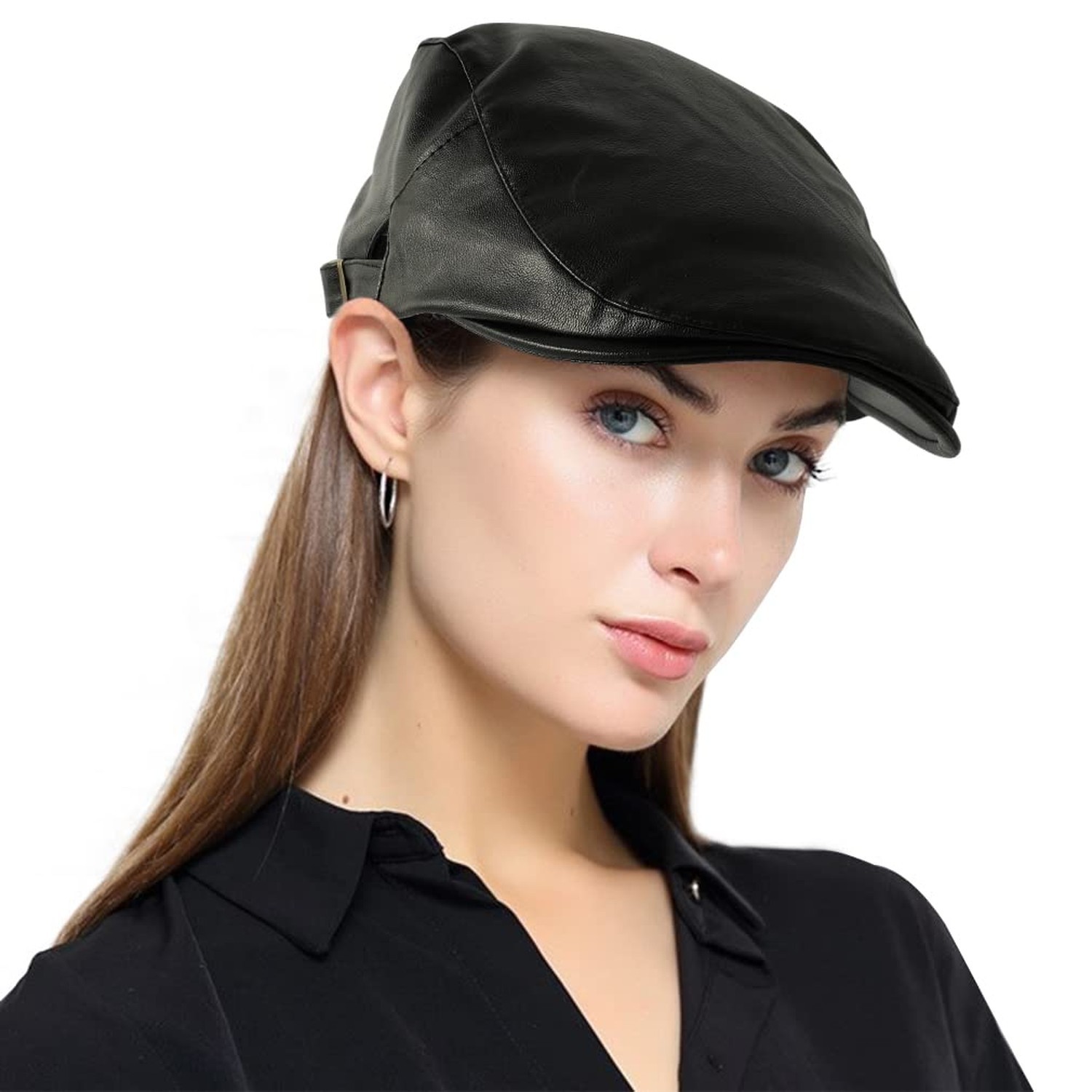 DOCILA Newsboy Flat Cap Women Men Fashion Print Gatsby Ivy Caps Adjustable Al…