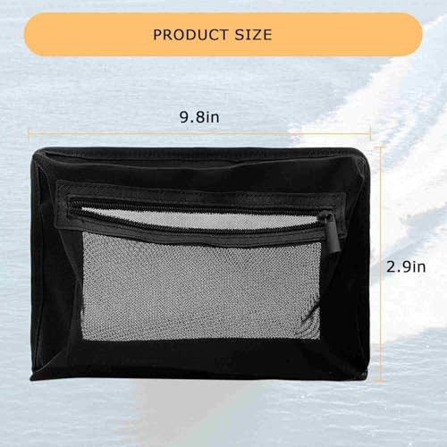 Self-Adhesive Boat Organizer Mesh Bag (10″x7″) – Dry Mount Pouch with 2PC