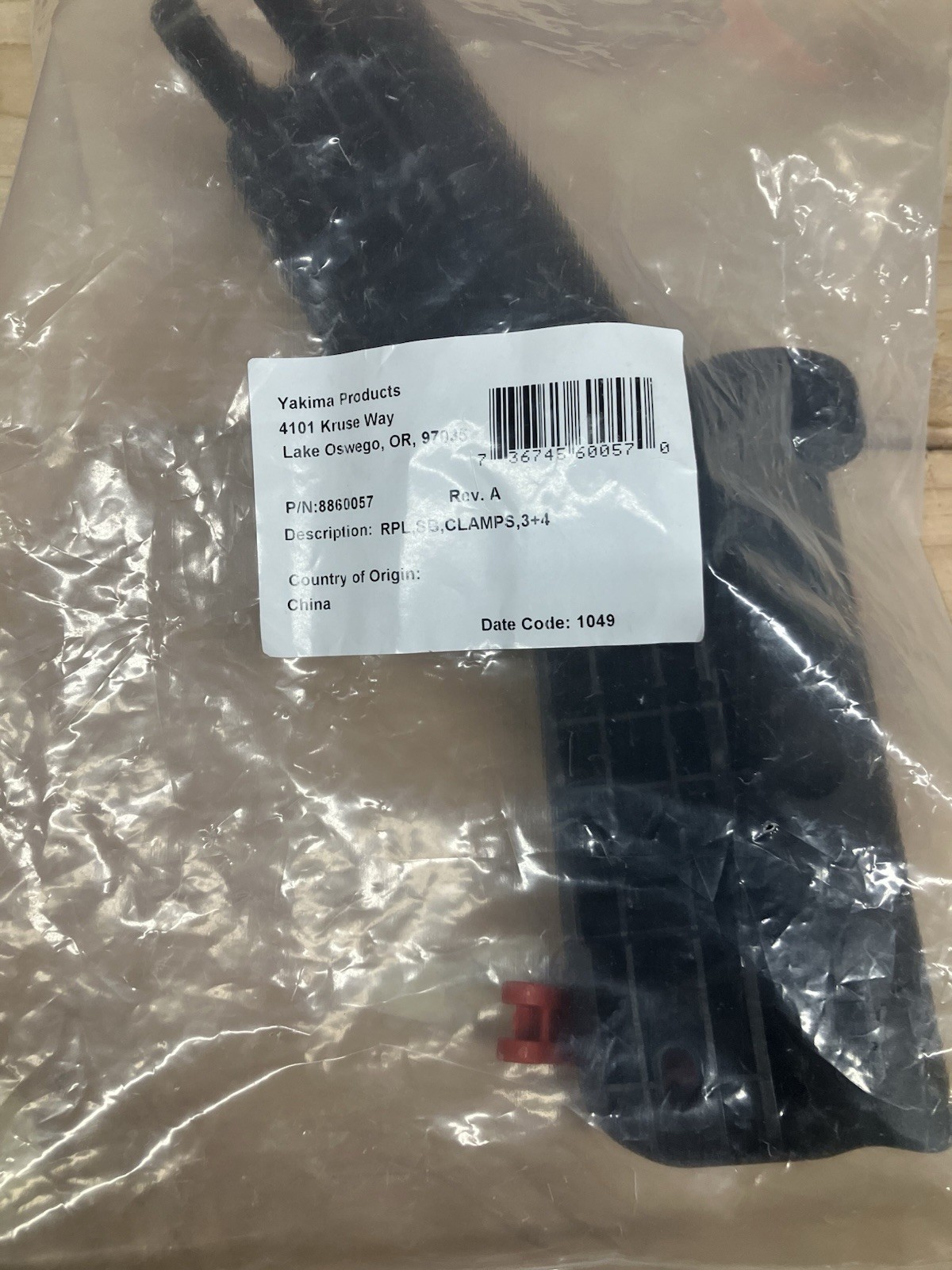 Yakima 8860056 8860057 Replacement 1-2-3-4 Clamps (ShowBoat, ShowBoat 66)