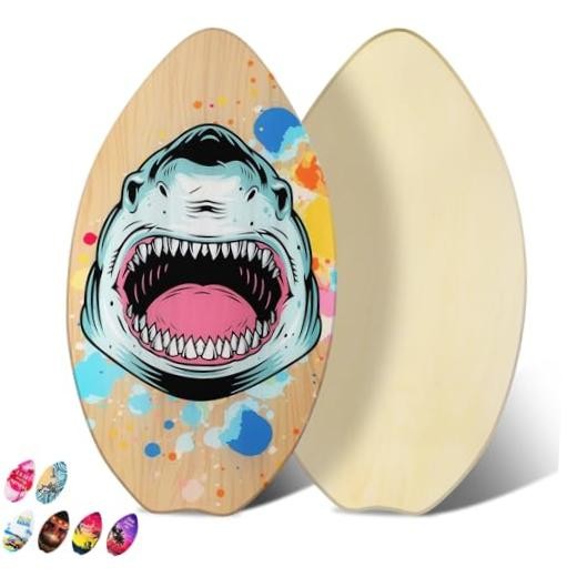 Skimboard 35 inch Skim Board for Kids Adults Yellow