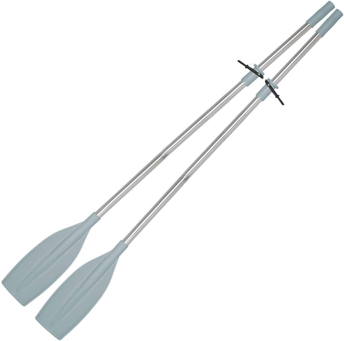 Oceansouth Heavy Duty Pair of Oars 78″ Long with Oar Locks, Split Shaft.