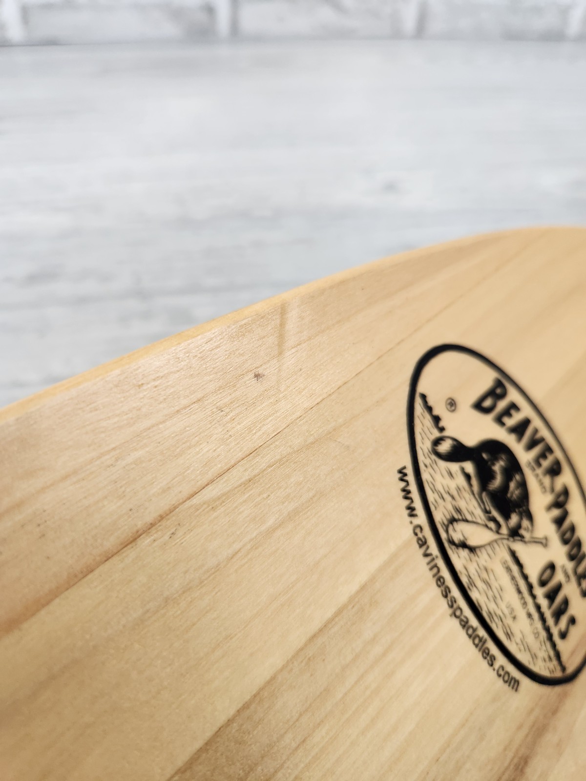 Beaver Brand Paddles and Oars Leatherwood MFG. Co. Wood 30” Paddle Used