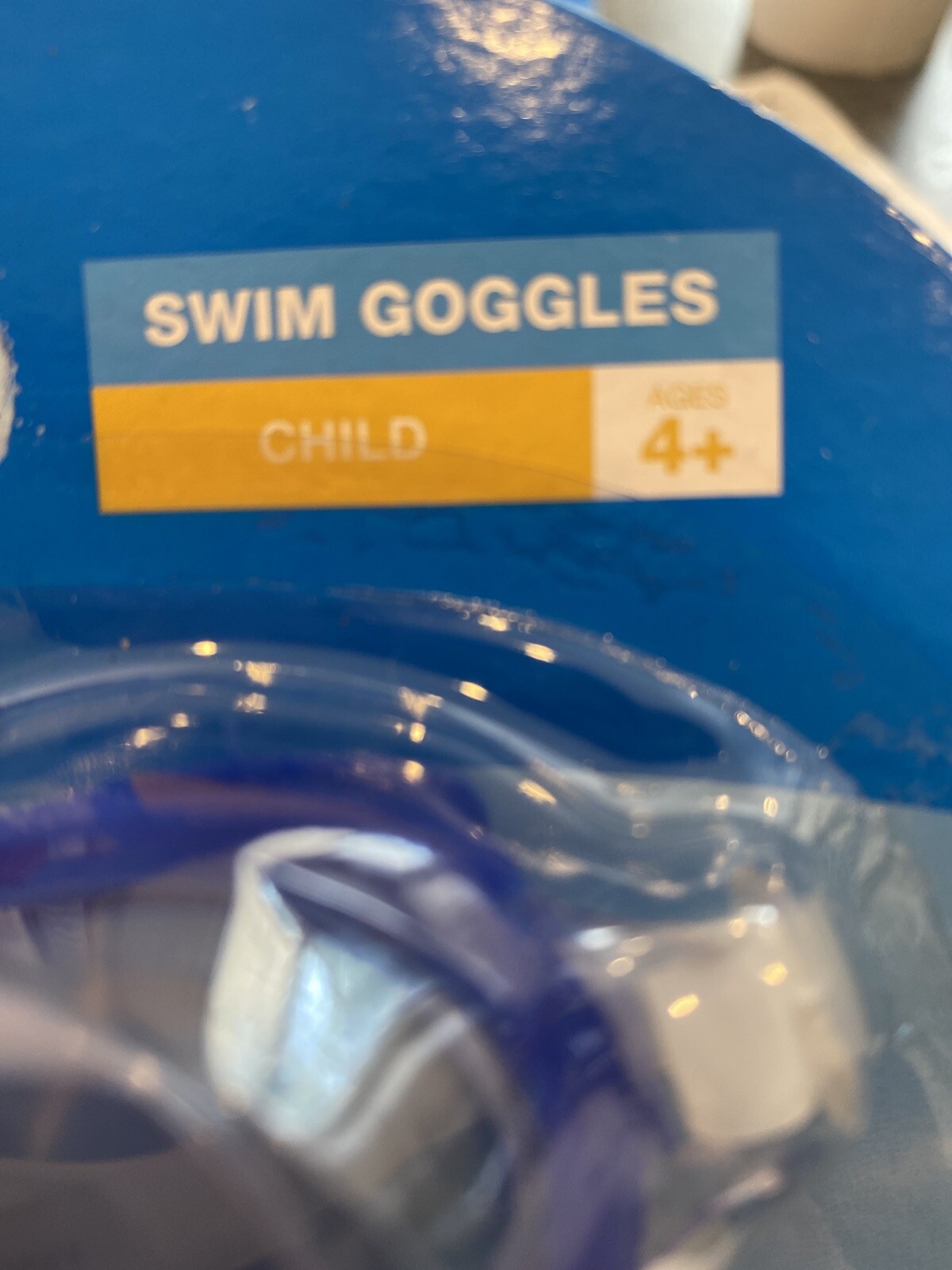 Water Sun & Fun Swim Goggles Polycarbonate Lens w/UV Protection 3 Pack Child 4+